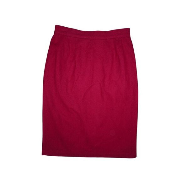 Vintage Wool Skirt Bundle - Red, Navy, Burgundy - Size 12 - Norton McNaughton, - Picture 16 of 16